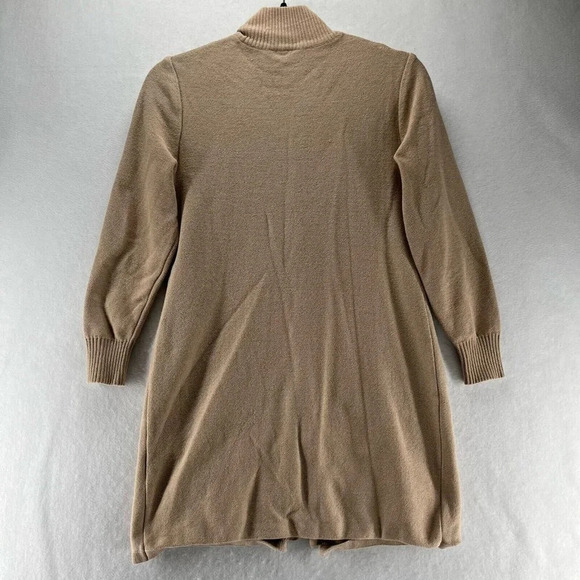 Antonio Pernas Cardigan Womens Size S Duster Button Front Long Sleeve Beige - Picture 4 of 11